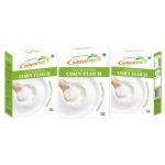 Wheafree Gluten Free Corn Flour Pack of 3 x 200 g | Perfect Thickening Agent | Rich in Carbohydrates | 100% Natural and Vegetarian