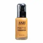 ASH BY La Otter 24H Full Coverage Natural Liquid Foundation, Warm Nude 128, 30ml(Pack of 2)