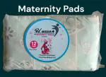 Huzzah After Delivery Maternity Pads For New Mom -12 XXXL Size Heavy Flow Pads
