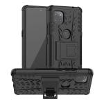 Lustree Motorola Moto G 5G Black Plastic Shock Absorbent Back Cover