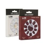 Lick French Manicure Press on Nails With Application Kit, Pack of2, Combo of 2 (24, 24)