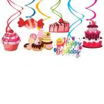 Zyozique Candyland Party Supplies Set-Candyland Hanging Swirl Decorations, Lollipop Decorations, Sweet Decorations, , Kids, Baby Shower, Lollipop Theme Birthday Party Decorations