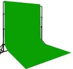 VTS 8 x 8 FT. Croma Green LEKERA Backdrop Background Photo Light Studio Photography Background(Green)