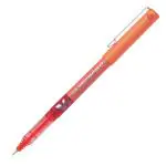 Pilot Hi-Tecpoint V5 0.5mm Extra Fine Point Pure Liquid Ink Roller Ball Pen | Pack of 12 | Orange Ink