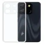 Fastship Rubber Back Cover for Itel A662LM / Itel_A60s - Transparent