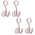 MAPPERZ Cloth Hanger 360 Degree Rotation Closet Belt Hanging Scarf Tie Rack Holder - (Pack of 4)