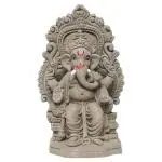 KSI ECO-Friendly Handcrafted Religious Idol Ganesha murti for Home ganesha pooja