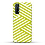 MobiEra Realme 7 Zip Zap Green Design Plastic Hard Case Cover