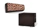 The Furnishing Tree Daikin 1.5 Ton Multicolor Sprig PVC Indoor and Outdoor Split AC Cover Set (25.4 x 92.7 x 1 cm) (TFT_Split_Daikin7_In3_Out4_Coffee_N46)