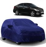 Carigiri Blue Car Body Cover For Hyundai Verna(Triple Stitched,Mirror Pockets,Uv Resistant,Dustproof)(Models-2017, 2018, 2019, 2020, 2021,2022)
