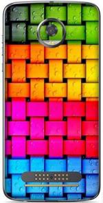 aadia Motorola Moto Z2 Play Matte Vinyl Textures Printed Mobile Skin Sticker with Scratch Resistant Lamination