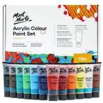 Mont Marte Acrylic Colour Paint Set 12Pc X 75Ml - Multicolor
