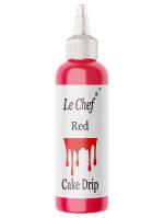 Le Chef Metallic Cake Drips - Red 110 Ml