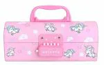 RK HUB Suitcase Style Pink Password Lock Pencil case Stationery Compass Box Attractive Stylish