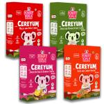 HUNGRY KOALA Cereal Made With Natural Ingridients Millet Apple Ragi Banana Oats Carrot Sprouted Monng & Dates For Kids To Grow Healthy No Preservative Or Additives Or Maida 250 Grams Pack Of 4