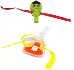Kavim Kids RA 22138 Plastic (PVC) Rakhi Set (Hulk, Gittar two light, whistle Kid's Rakhi)
