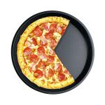Baker's Cutlery Black Alloy Steel Nonstick 28Cm Pizza Pan Baking Tray Plate With Holes 28 cm(12 Inch, 1.5 Inch)