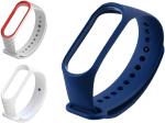 Microcart Silicone Multicolor Smart Band Strap For Xiaomi Mi Band 4, Xiaomi Mi Band 403 (Pack Of 3)