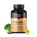 Zingavita Vitamin C Supplement Immunity Booster, Antioxident & Skin Care With Amla Extract & Zinc 60 Veg Tablets