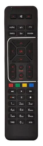 Hybite Remote With Recording Option Compatible For Airtel Digital Tv Dth