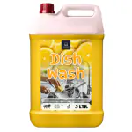 BLISS & BLUSH Dishwash Liquid 5 Liter Yellow | Dishwash Gel Infused With The Power Of Lemons | Leaves No Residue