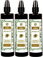Herbal Khadi Herbal Hair Oil, Bhringraj oil with Onion extract For Hair Growth & Strengthening , Hair Fall Control Pack of 3