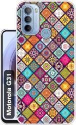 Case Club Multicolor Silicon Grip Case Back Cover For Motorola G31, Moto G31