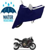 RONISH Waterproof Two Wheeler Cover for Honda (CBR650R, Black, Silver)