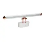 SINOMAN 6 Watt White Modern LED Picture/Dressing/Vanity/Bathroom/Mirror Light with 2 Step Light Mode with Adjustable Head (6W Rosegold White)