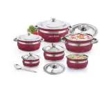 Klassi Kichen Color Cook and Serve set of 13pc ( Coco Red)