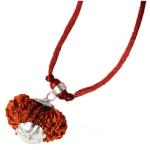 Feel Touch Mart A1 21 Mukhi Rudraksha Nepal Bead Pendant by Lab Certified