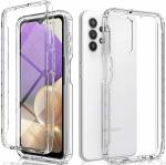 Shining Zon Silicon Shockproof Camera Protective Back Cover for Samsung Galaxy M32 (5G) / A32 (5G) Back Case - Transparent