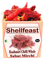 Shellfeast Kashmiri Red Mirchi / Chilli Whole 250 Gram| Natural Pure | Sabut Kashmiri Mirch