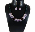 JAYA VISION ENTERPRISES Plain Glass Mix Color beads fancy Necklace