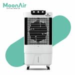 Moonair Diamond 70 Air Cooler | 110 DIA 32mm Motor & HONEYCOMB Cooling Pad Air Cooler | Black And White Cooler With 5 Fin Blade Feature | ROYAL RANGE Premium Air Cooler For Home & Commercial Purpose