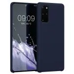 LIRAMARK Liquid Silicone Soft Back Cover Case for Samsung Galaxy S20 Plus / S20 Plus 5G (Midnight Blue)