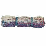 Triumph Kay Kay Badminton Net, BBN 103-D Tri-Coloured with one Side Cotton Niwar Tape Nylon Badminton Net