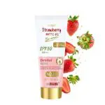 Lord's Homeopathic Laboratory Private Limited Strawberry Matte Gel Sunscreen SPF 50 Pa+++for UVA & UVB Pollution Protect 50 ml