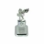 pujaNpujari Artificial Silver Plated Tulasi Plant for Home Pooja and Gift