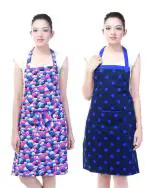 Switchon Blue Waterproof Cotton Apron 77 x 23 inch (Pack of 2)