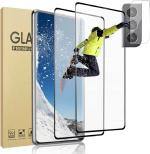 Zarala Transparent Tempered Glass Screen Guard Protector With Camera Lens Protector For Samsung S21 Plus (Pack Of 3)
