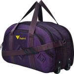 FEDRA Purple Polyester Strolley Duffel Bag - 40 L