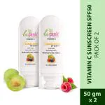 La Pink Vitamin C Sunscreen SPF 50 (Pack of 2)