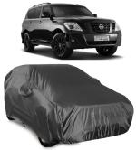 SHIVRAT Presents Semi Waterproof and Dustproof Car Body Cover Compatible With Nissan Patrol All Variants_Grey Color With Mirror Slots