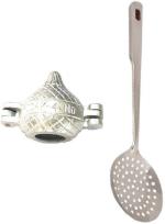 Urban Buy Multicolor Aluminium Modak And Poni Kitchen Tool Set Pack of 2