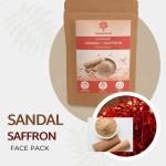 Khadihub Saffron Sandal Organic Face Powder