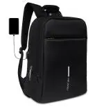 Fur Jaden BM83 Black Anti Theft Number Lock Backpack Bag for Unisex, 25L