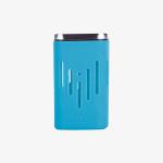GLASAFE Store 'O' Grip Borosilicate Glass Container with Protective Silicone Sleeve (Tranquil Teal) 250ml