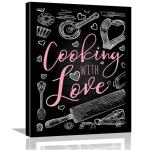 Vasl Paper Cooking With Love Quotes Wall Frame 11 X 14 Inch