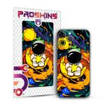 PROSKINS Astro Moon 3D Textured Mobile Back Skin/Sticker Only for POCO X3 Pro